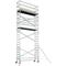 type 4100 0.75 x 1.85 m traditional structure wooden rolling tower